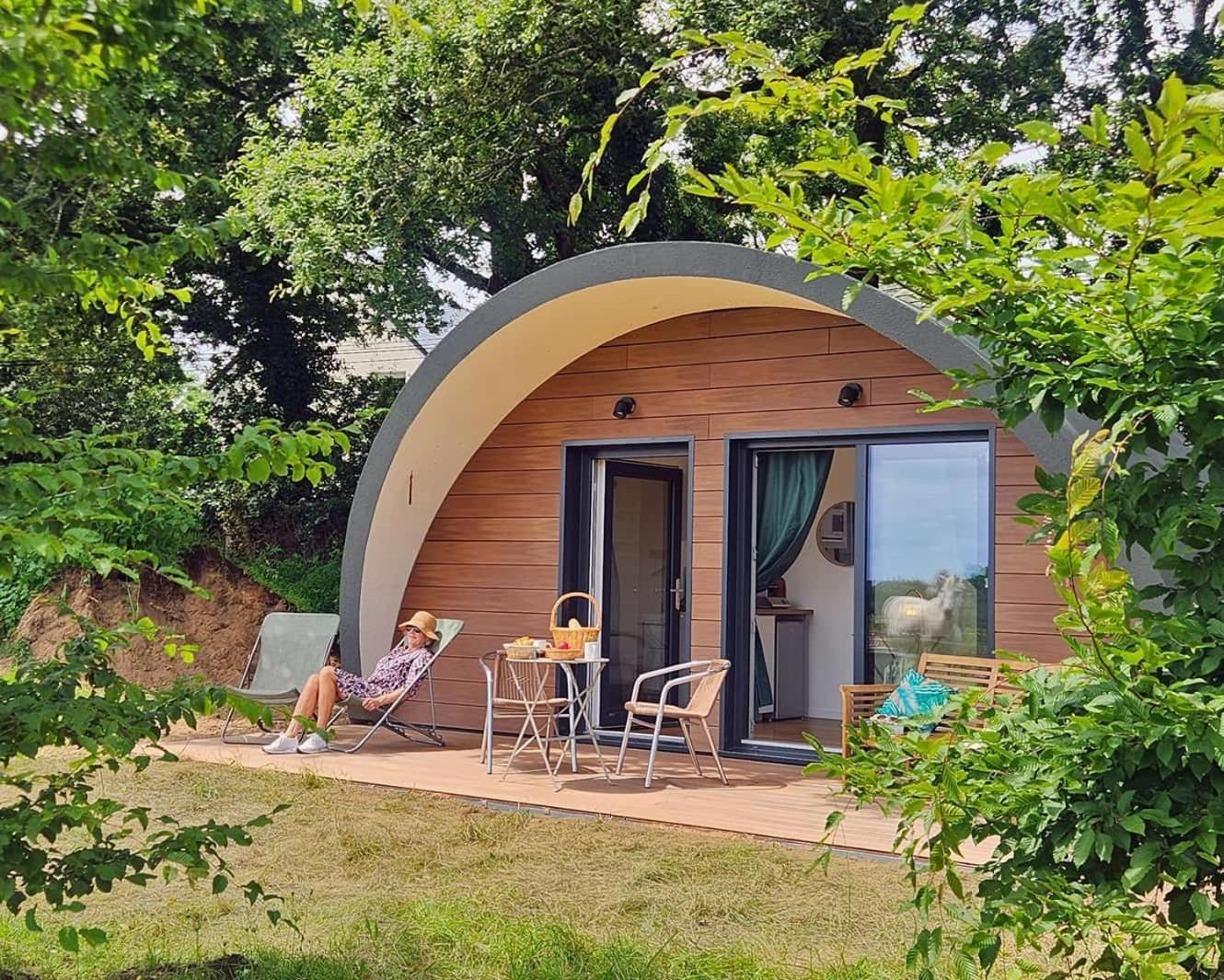 Gites & Tiny Houses Les Hauts De Toulvern Baden Værelse billede